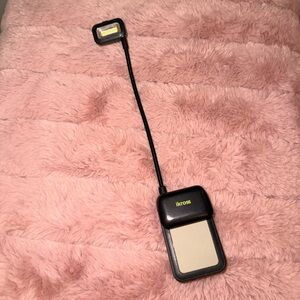 Black Dual LED Clip-On Reading Light